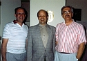 Claude Morin, Benoît Fortin et Gilbert Rioux